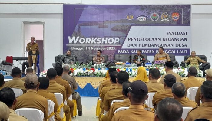 Buka Workshop Evaluasi Pengelolaan Keuangan dan Pembangunan, Sofyan Kaepa: Laporan Keuangan Desa di Balut Terbaik Ke Dua