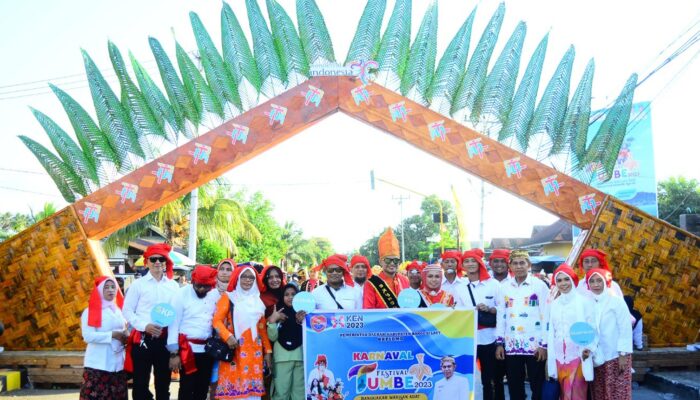 BKPSDMD Balut Ramaikan Karnaval Budaya Dengan Konsep Tuala Tarenga