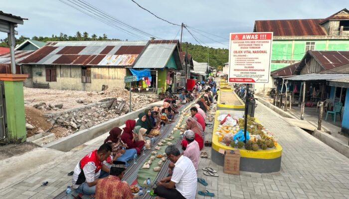 Masyarakat Aman, Ekonomi Maju, PT Pertamina Fuel Terminal Banggai Sukses Selesaikan Pembangunan Jalur Pipa BBM dan Luncurkan Wisata New Kuliner.