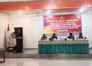 KPU Banggai Laut Gelar Rapat Pleno Terbuka Rekapitulasi dan Penetapan Daftar Pemilih Sementara