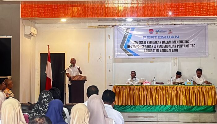 Bupati Sofyan Kaepa: Hidup Sehat Kunci Utama Pencegahan TBC di Banggai Laut