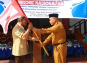 Sekda Saiful Lepas Kontingen Pramuka Banggai Laut ke Jambore Nasional XII, Titip Pesan Jaga Nama Daerah