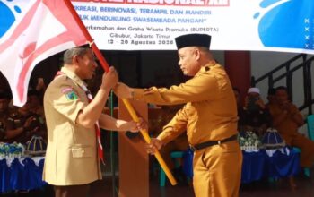 Sekda Saiful Lepas Kontingen Pramuka Banggai Laut ke Jambore Nasional XII, Titip Pesan Jaga Nama Daerah