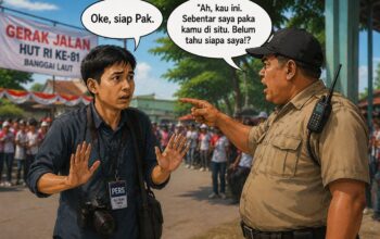 Oke, Siap Pak, Jurnalis Sudah Mundur, Tapi Ucapan Aparat Ini Justru Jadi Sorotan!!