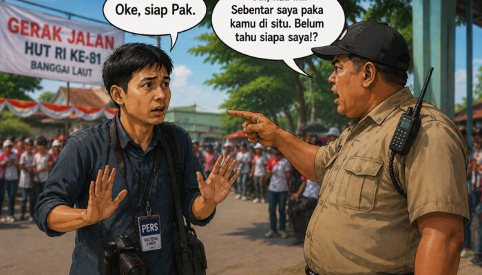 Oke, Siap Pak, Jurnalis Sudah Mundur, Tapi Ucapan Aparat Ini Justru Jadi Sorotan!!